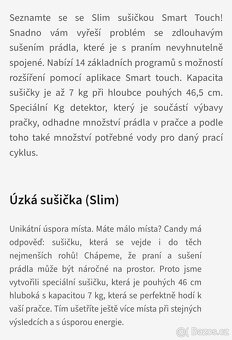 Sušička prádla Candy (CS4H7A1DE-S) + zdama mezikus - 13