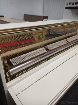 Bílé piano, pianino, klavír Petrof-Rosler - 13