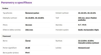 Nevybalený ProJect Rolling Stones RecordPlayer - limitka - 13