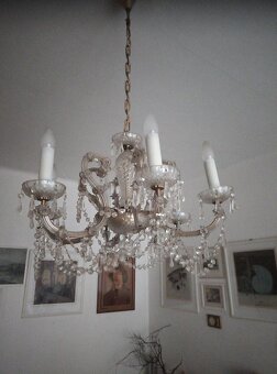 Křišťálový lustr, 6.ramenný (Český křišťál) - 13