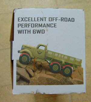 RC Military Truck Zil 1/16 6WD zelený - 13