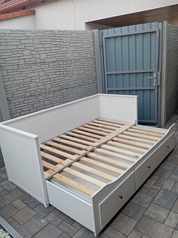 Prodám rozkládací postel IKEA 80/160cm x 200cm - 13