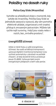 Prodám vestavěnou lednici s mrazákem Samsung - 13