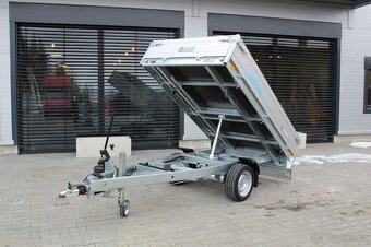 Přívěs Saris 1-str. sklápěč K1 256 150 1500kg Manu - 13