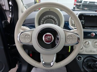 Fiat 500 1.2i,51kW,NovéČR,Klima,2xkola,tempomat - 13