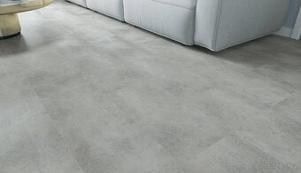 Nejodolnější vinylová SPC klik podlaha imitace betonu - 13