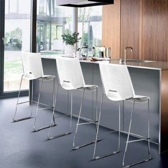 Značkové designové barové židle - 13