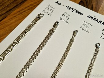 ⭐ Prodám stříbrné šperky 925/1000 – více kusů, různé druhy ⭐ - 13