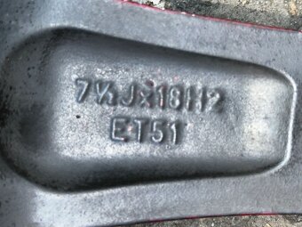 Original ALU kola 3x Škoda Zenith 18" 7,5J ET51 225/40/R18 - 13