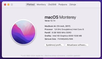 MacBook Air 2017 | i5 1.6 GHz | 8 GB RAM | 256 GB SSD - 13