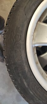 Alu kola Rial 7Jx16H2,ET 38 + zimní pneu Kleber 205/55/16 - 13