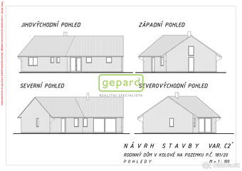Prodej stavebního oploceného pozemku s projektem 1235m2 - 13