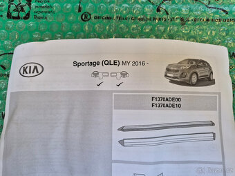 Nové originál boční nášlapy s podsvícením Kia Sportage (QLE) - 13