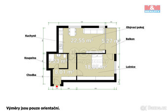 Prodej bytu 2+kk, 58 m², Praha, ul. Klapálkova - 13