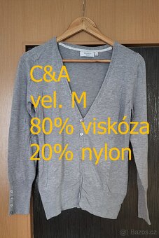 Pytel plný dámských svetrů a svetříků, vel. 36-38 - 13