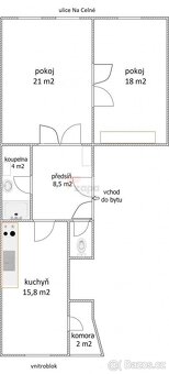 pronájem 2+1 72 m2 P5 Smíchov po kompl. rek. ul. Na Celné 2 - 13