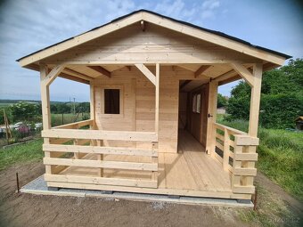 Záhradní dřevěna chatka - 13