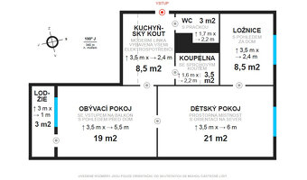 Dlouhodobý pronájem bytu 3+kk 63 m2 - B. Němcové, Litvínov - 13