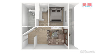 Prodej bytu 2+kk, 34 m², Praha, ul. Jílovská - 13