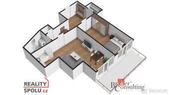 Pronájem, byty/2+kk, 59 m2, Studentská 2086/63, 32300 Plzeň, - 13