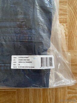 panske dzinove sortky,kratasy g-star raw d-staq velkost W35. - 13