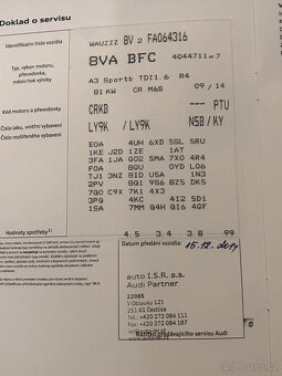 Audi A3 Sportback 1,6 TDI, 2015, nová v ČR, nehavarováno - 13