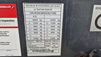 Prodám SCHWARZMÜLLER KIS 3/E - sklápěcí návěs Fe/Fe - 33 m3 - 13