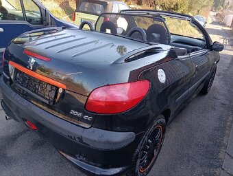 Peugeot 206 cc 1.6 -80kw,cabrio,rok2003,stk,top - 13