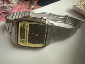 Retro hodinky mechanicke a quartz kombinace - 13