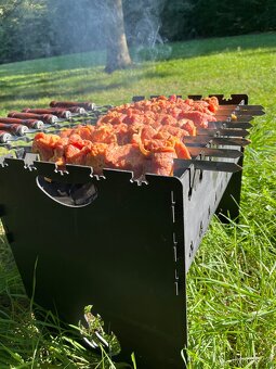 Stylový gril na dřevěné uhlí Mangal Мангал Grill - 13