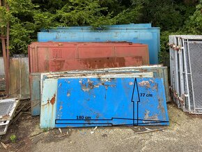 Plechové dveře, vrata - 13