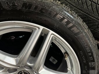 5x112 7,5J ET36 Borbet XR + 225/50 R17 zimné - 13