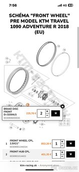 Ktm 10/11/1290 ADV S/R brembo kotúče set - 13