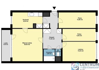 Podnájem nově zrekonstruovaného bytu 4+1, 85 m  Hekrova, Pra - 13