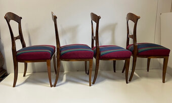 Čtyři židle biedermeier - originál. - 13