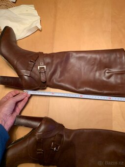 kožené kozačky zn. Tommy Hilfiger - vel. 38 - 13
