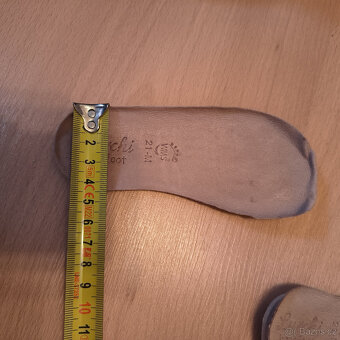 Celoroční kožené barefoot boty Lurchi modre vel. 21 - 13
