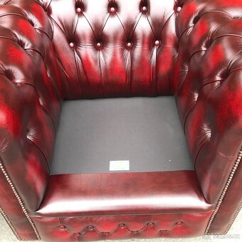 Chesterfield Anglický Originál Nová souprava - 13