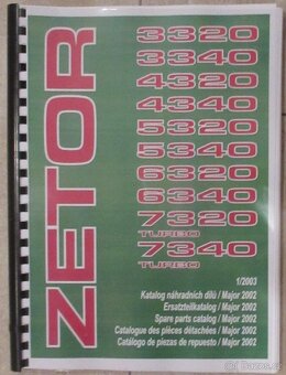 Zetor 3320-6340 díl. příručka, návod, kat. dílů 3340-7340 - 13