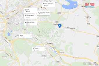 Prodej pozemku k bydlení 1037 m2, Modlany - Drahkov - 13