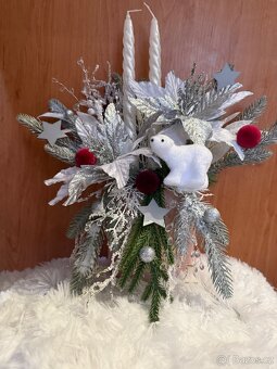 Vánoční dekorace, adventní svicny - 13