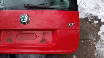 Skoda Yeti / Yeti facelift  - páté dveře, viko kufru - 13