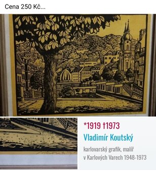 Staré obrazy a obrázky a plastiky.Ceny a rozměry viz fota. - 13