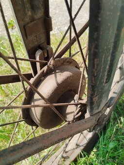 Přední vidlice NSU 125 ZDB originální stav včetně barvy - 13