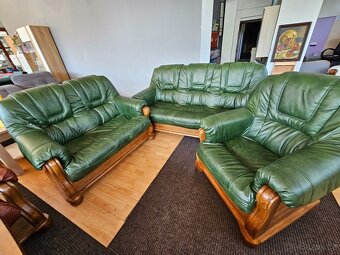 Kožená sedací souprava Romek 3+2+1 - 13