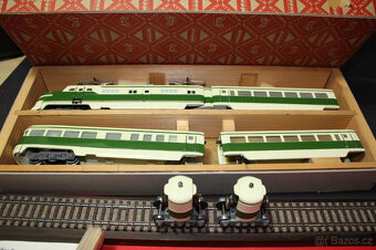 Märklin ST 800 Slonovinová zelená, 4dílná, restaurovaná tová - 13