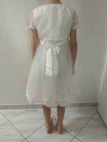 Nové dívčí slavnostní šaty s bolérkem. - 13