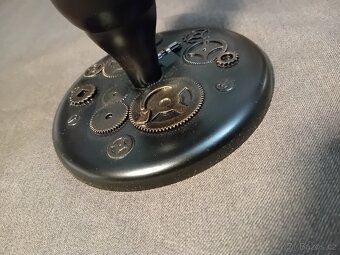 STEAMPUNK RECYCLE ART - PATINOVANÝ KOV - HODINY, ZRCADLA - 13