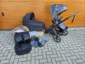 Cybex Priam / RoseGold / Simply Flowers / Lux Deep Black - 13