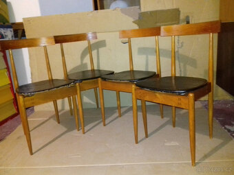 Alan Fuchs,Židle , ULUV,1964,jilmové dřevo,4KS SET - 13